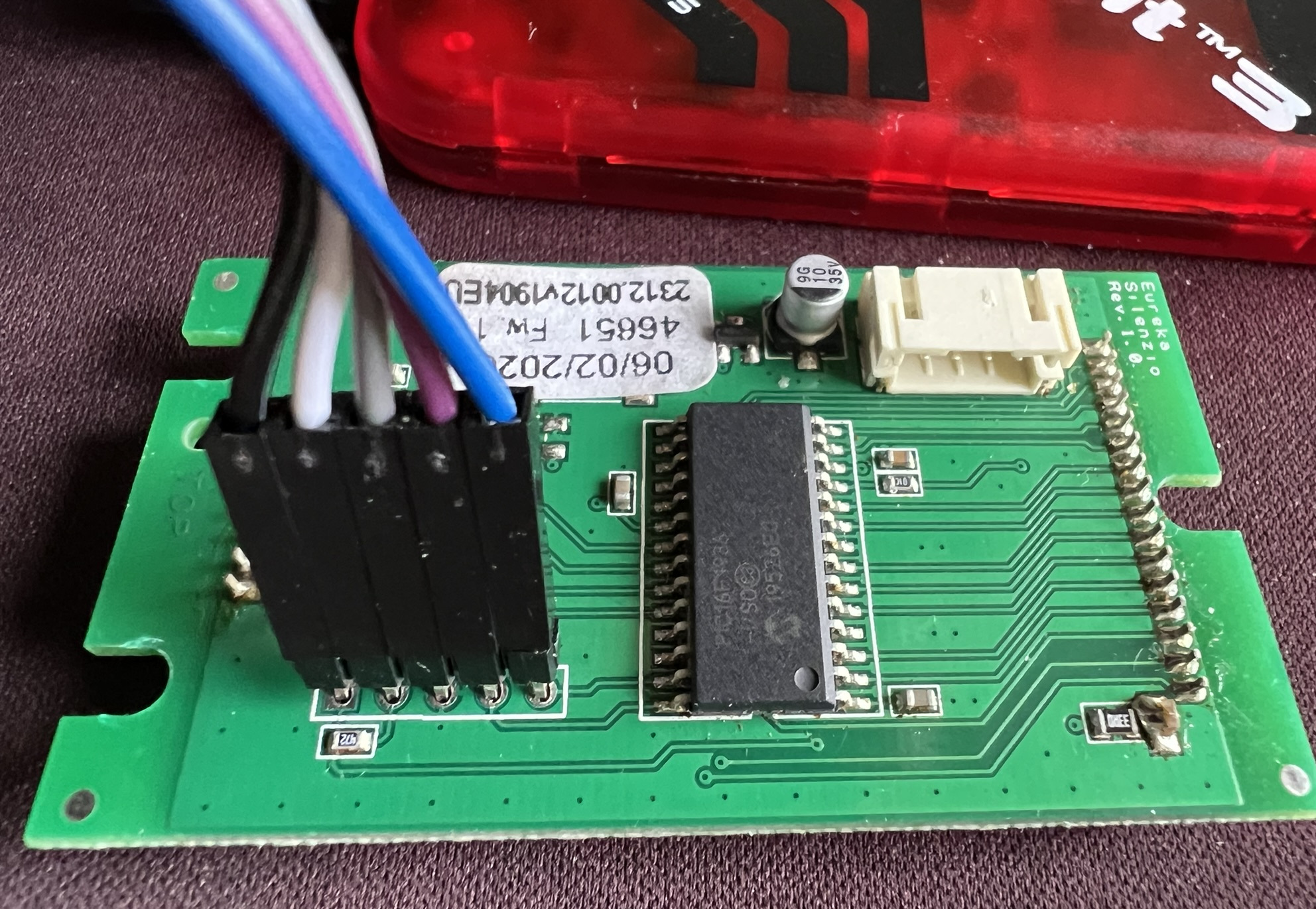 PICkit to PCB connection