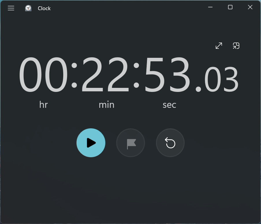 screenshot stopwatch